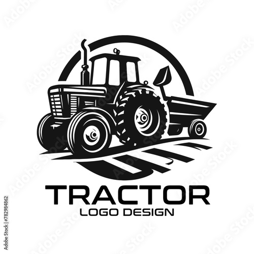 Tractor Vector Logo Design