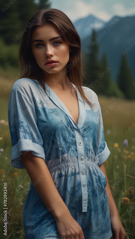 Girl in shirt Girl in shirt