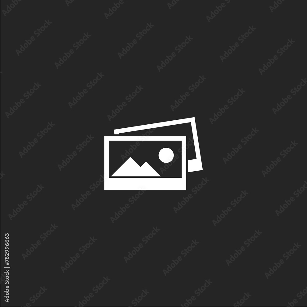 Gallery icon vector illustration. Gallery icon modern isolated on black Gallery icon vector illustration. Gallery icon modern isolated on black