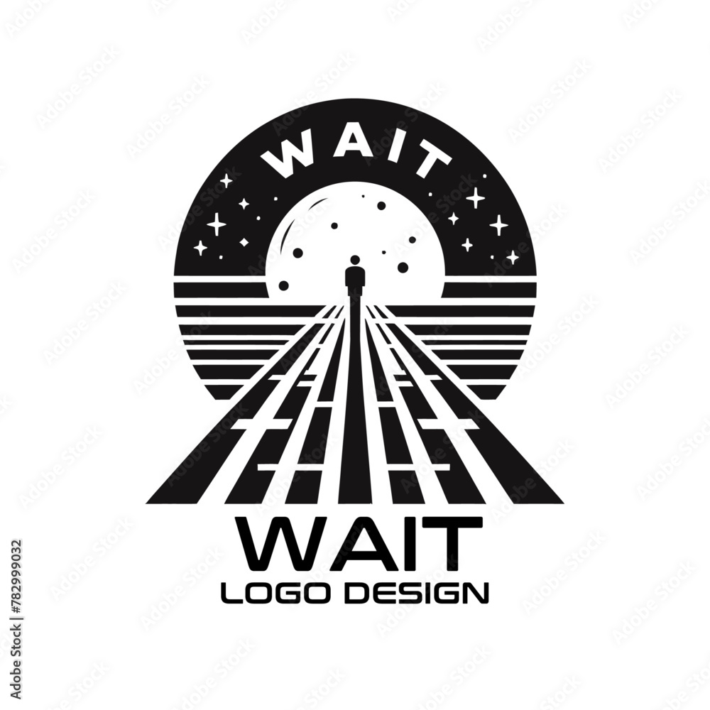 Wait Vector Logo Design Wait Vector Logo Design