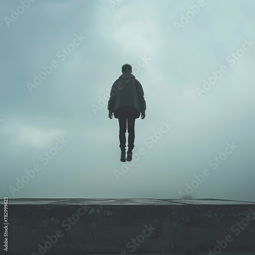 levitating man © Piotr
