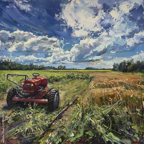 tractor in field © Piotr