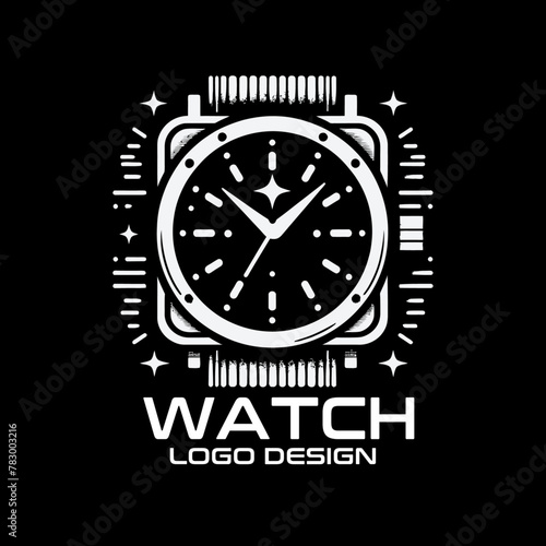 Watch Vector Logo Design photo