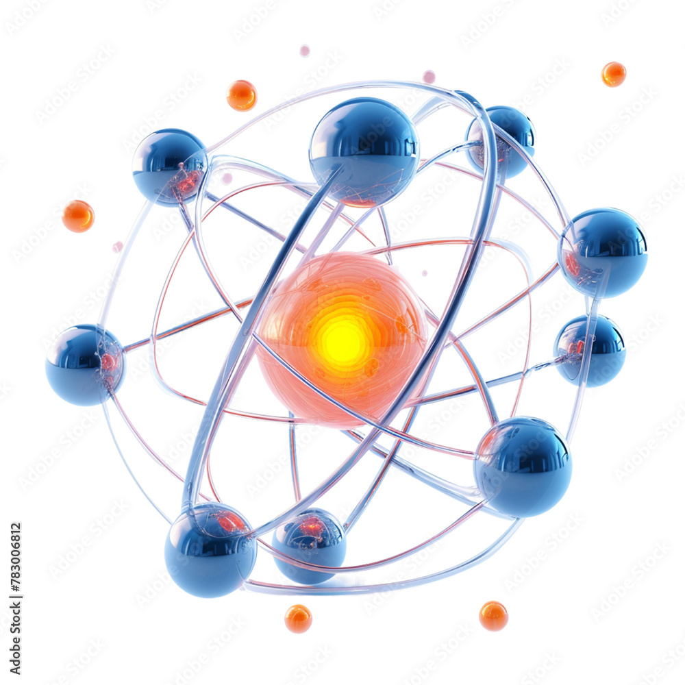 molecular modeling isolated on white background.
molecular modeling isolated on white background.