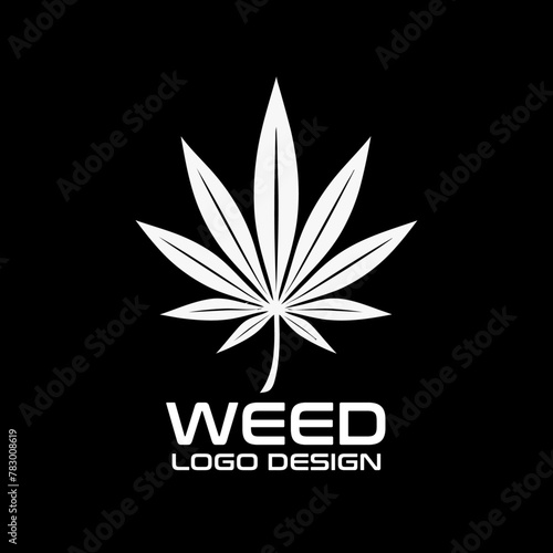Weed Vector Logo Design
