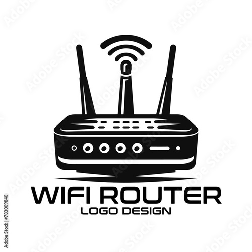 WIFI Router Vector Logo Design