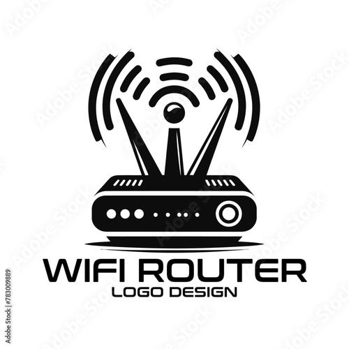 WIFI Router Vector Logo Design