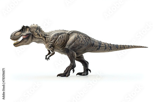  digital render of a dinosaur Tyrannosaurus Rex isolated on white background