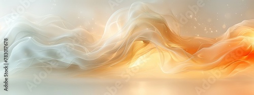 Luxury golden color Abstract wave background. Abstract soft color waves