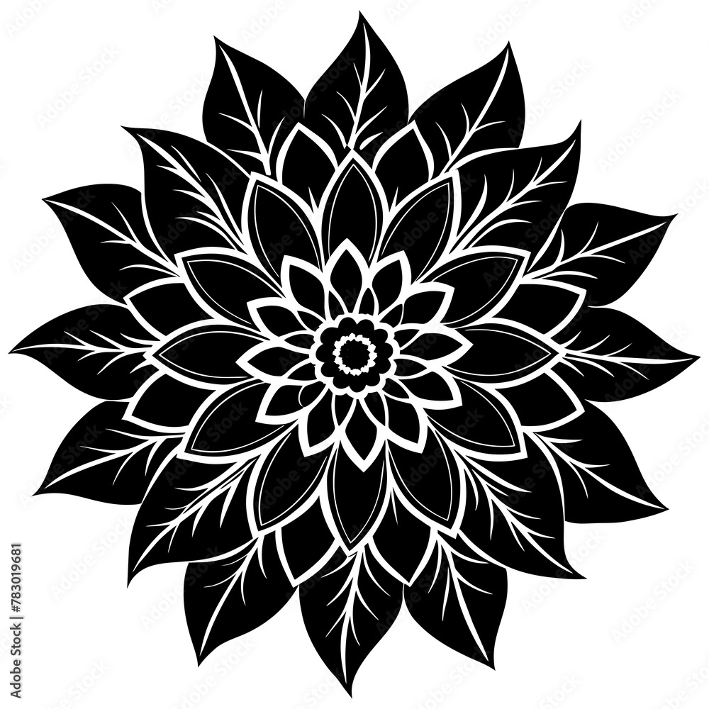 Flower vector illustration.
Flower vector illustration.
