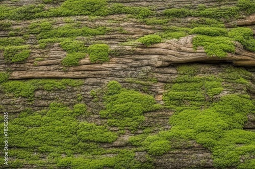 background, texture, old boards with moss.