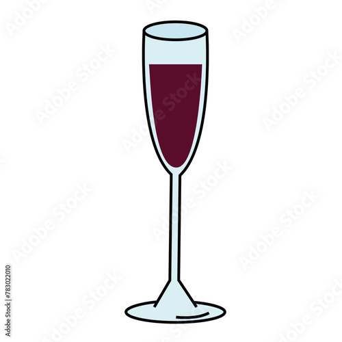 ワイン　ボトル　グラス　アイコン　シンプル