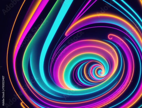 Colorful Swirl photo