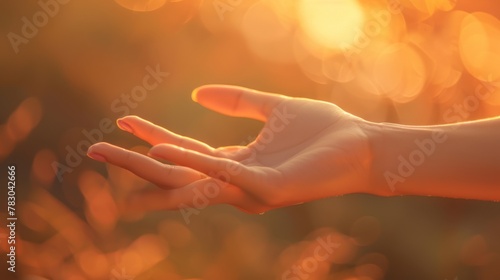 A Gentle Hand in Sunlight
