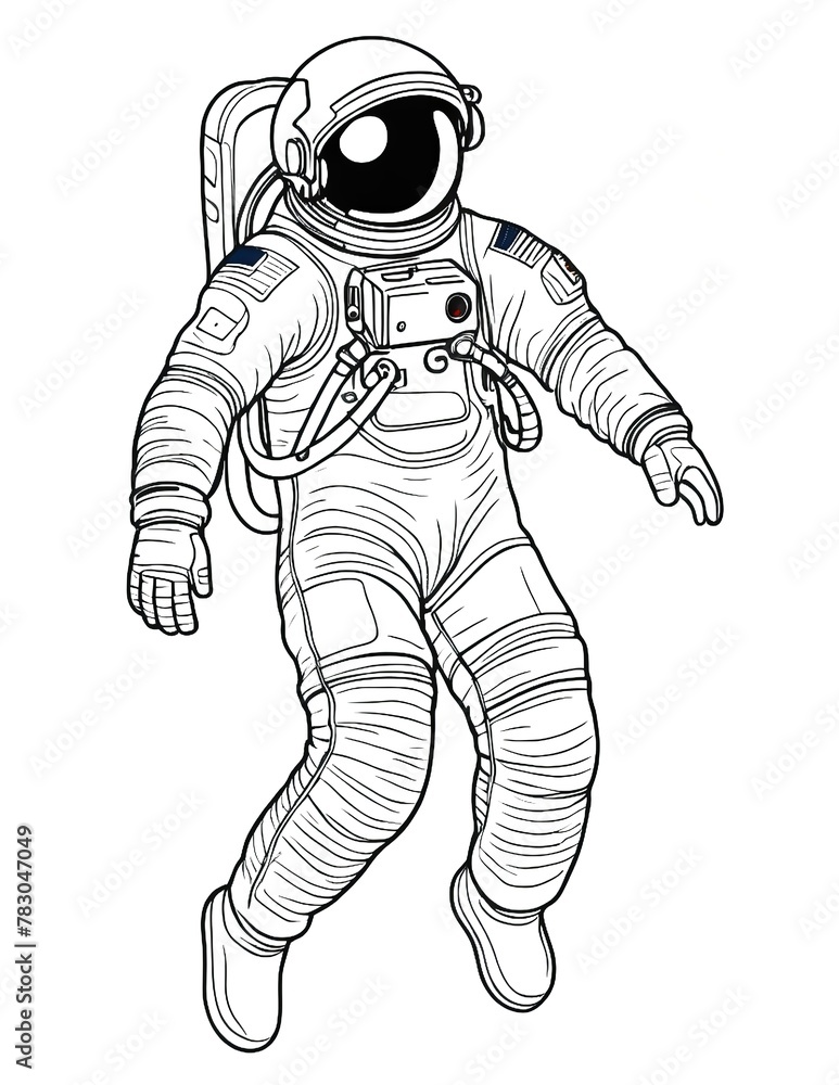 Astronaut Coloring Fun Astronaut Coloring Fun