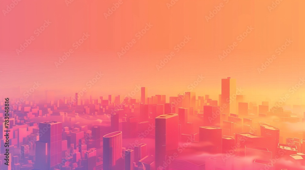 Obraz premium Urban inspired grainy gradient background for metropolitan themes