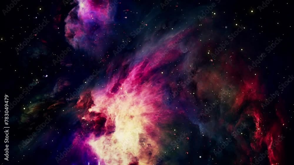 Galaxy and Nebula. Abstract space background. Endless universe with stars and galaxies in outer space. Cosmos art. Motion design.
Galaxy and Nebula. Abstract space background. Endless universe with stars and galaxies in outer space. Cosmos art. Motion design.