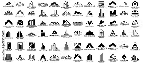 Set of Building, Real Estate, and Construction logo