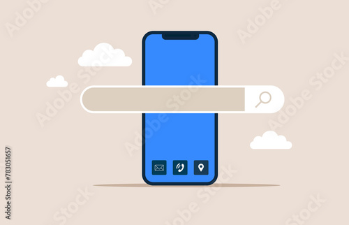 Recruitment. promoted to new position or hiring staff for vacancy. Flat vector illustration.