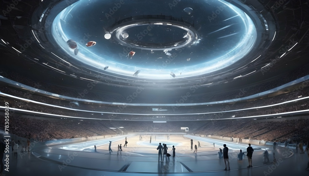 A-Futuristic-Sports-Arena-With-Anti-Gravity-Techno-