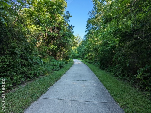 Path in Medina River Trail at San Antonio TX