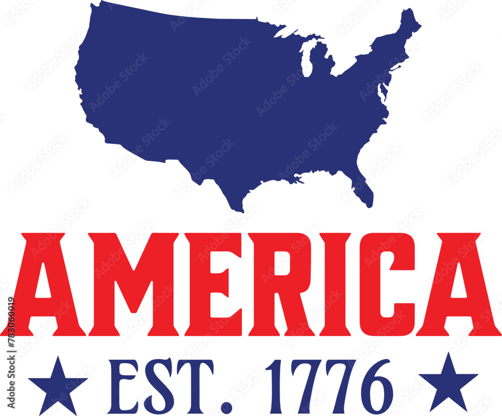 Obraz premium American Est 1776