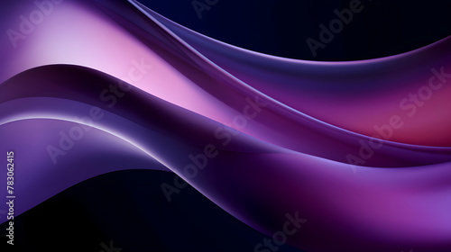 Digital technology purple geometric curve abstract poster web page PPT background