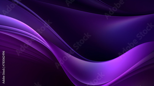 Digital technology purple geometric curve abstract poster web page PPT background