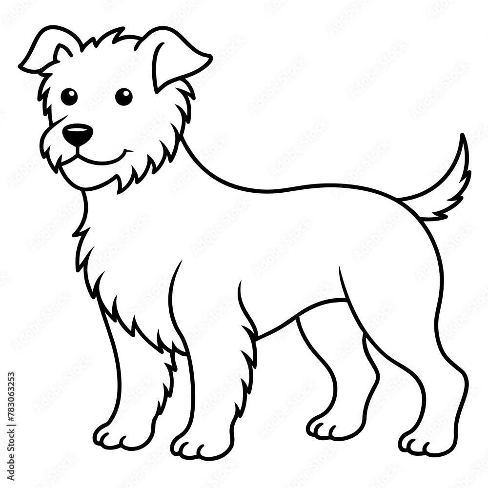 Dog vector illustration.
Dog vector illustration.