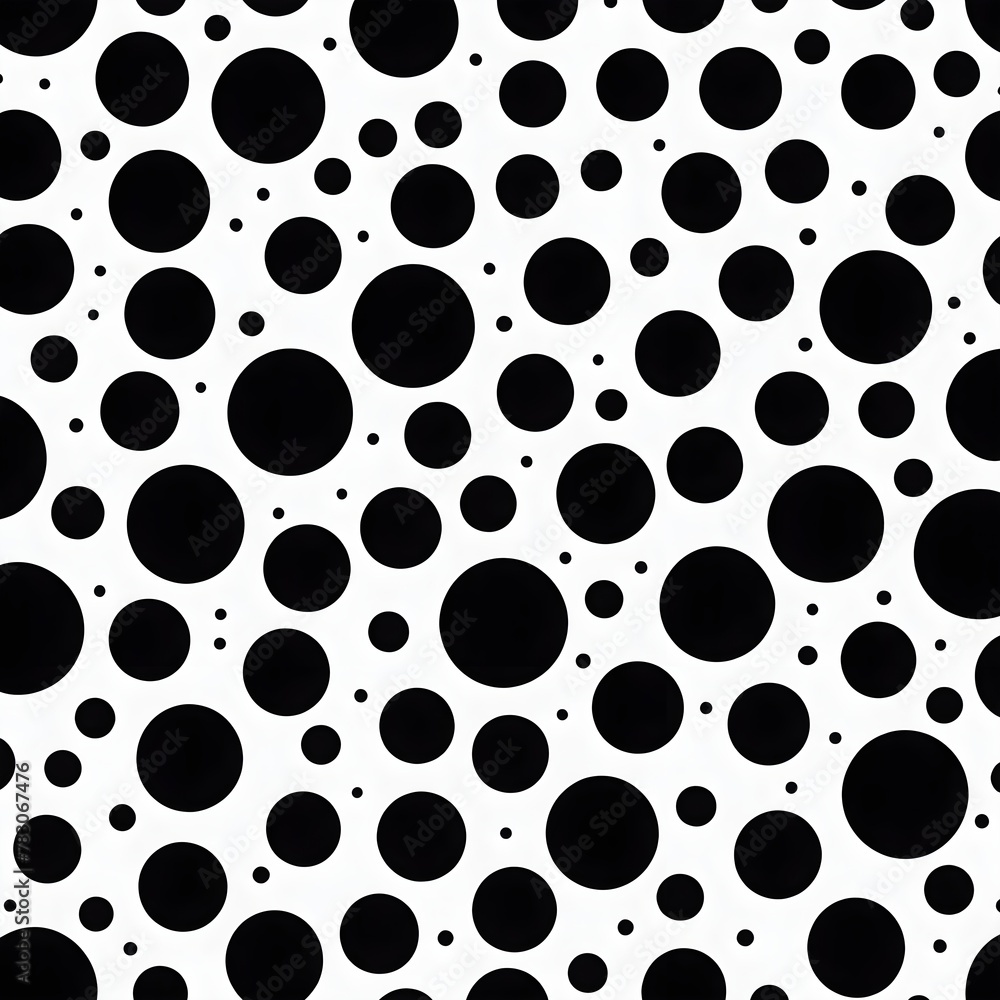 Black and white dots Black and white dots