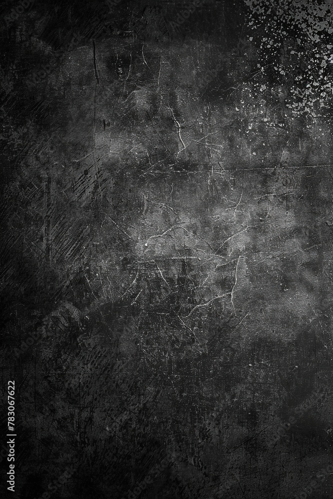 Obraz premium a black and white photo of a wall with a picture of a person in the middle