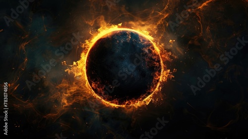 Fiery Celestial Phenomenon Captured in Stunning Image