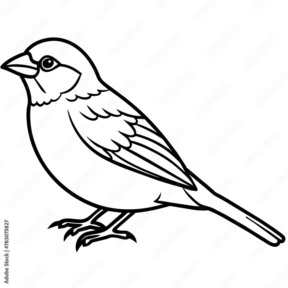 Fototapeta premium Icon of a baby bird