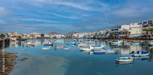 Charco de San Ginés, home of the fisherman that inspired Hemigway's "the Old Man and the Sea", Arrecife, Lanzarote, Canary Islands, Spain