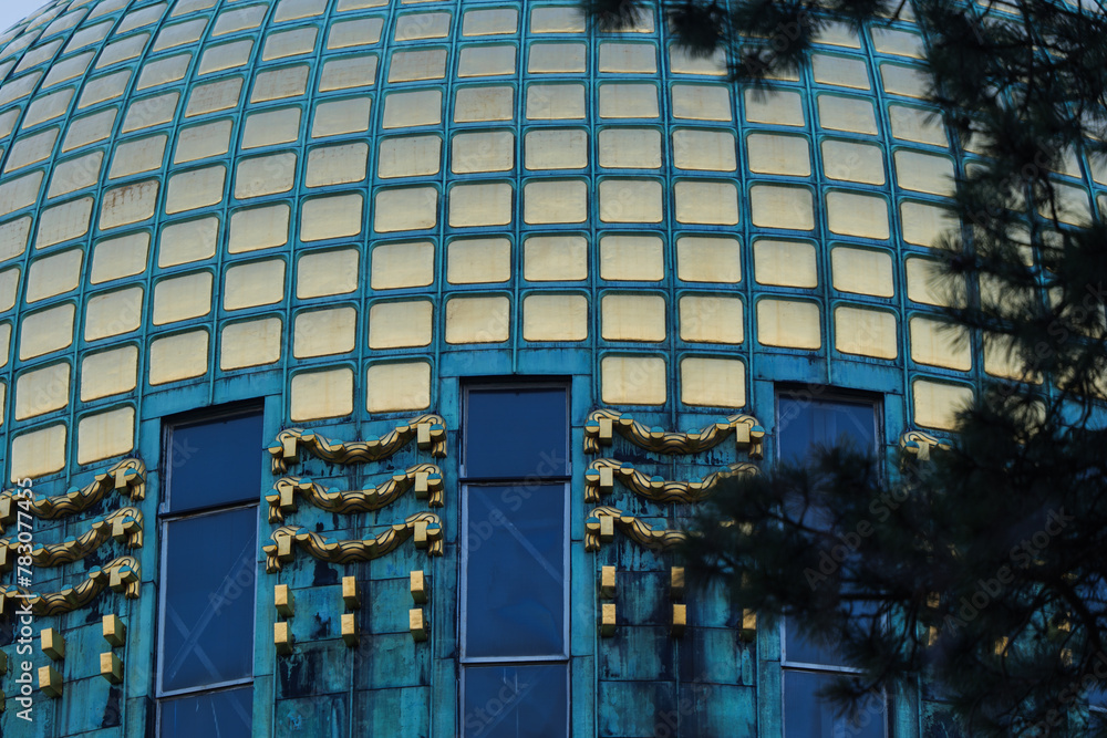 Samolepka Art Nouveau Church by Otto Wagner in Steinhof in Vienna Austria Europe Close-Up