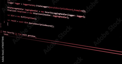 hacker programmer writes malicious code on laptop, cyber security concept