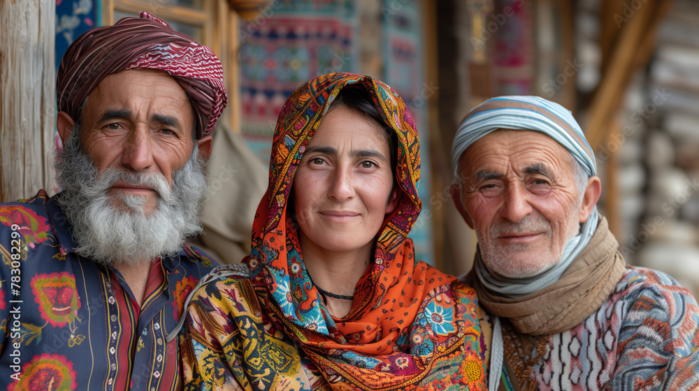 couple in traditional clothing