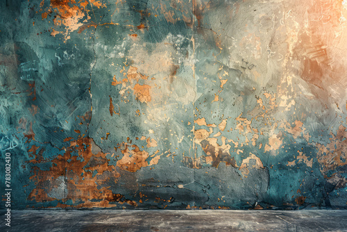 Vintage Canvas Photography Background with Patina, Bathed in Natural Light