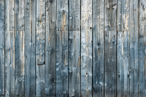 Naturalistic Capture of a Weathered Gray-Brown Wood Panel in Gentle Daylight, Shadow-Free photo