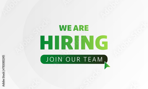 we are hiring join our team banner for LinkedIn