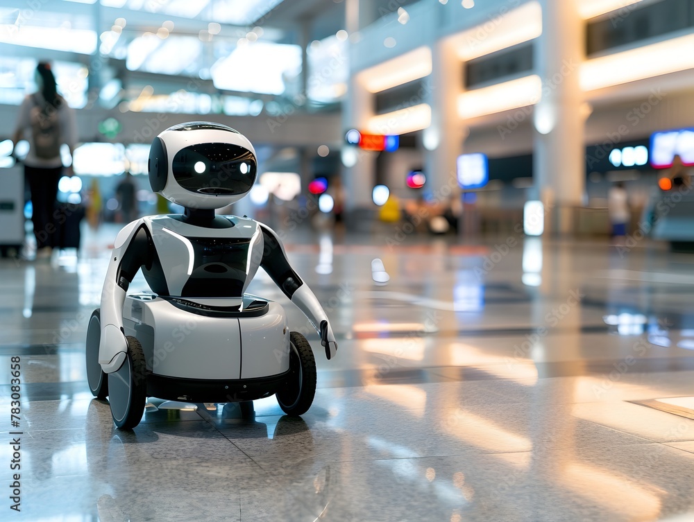 Robotic Companion Aiding Passenger with Disability in Vibrant Airport Setting Robotic Companion Aiding Passenger with Disability in Vibrant Airport Setting