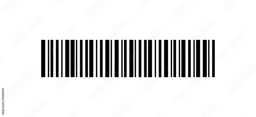 Vector long barcode illustration. Vector long barcode illustration.