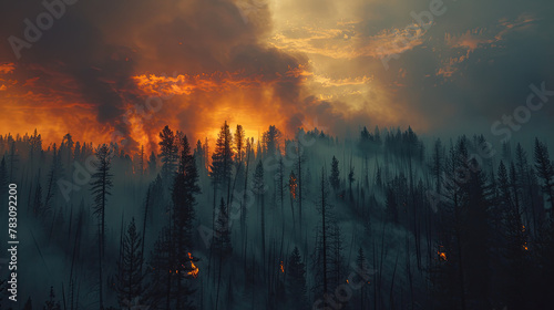 Forest fires photo