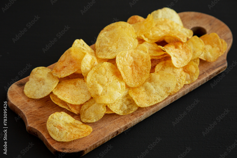 Crunchy Potato Chips Ready to Eat