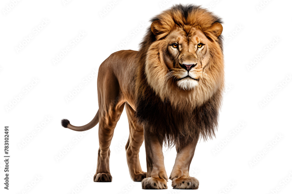 Lion isolated on transparent background Lion isolated on transparent background