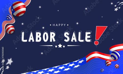 Vector background image with space area suitable for advertising labor sales and other events