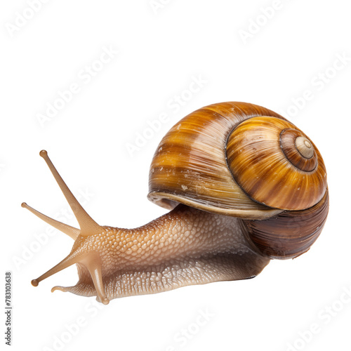 Snail isolated on transparent background