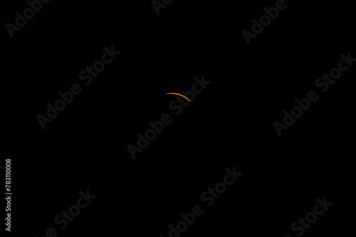 Canada 2024 Solar Eclipse phase to full totality eclipse