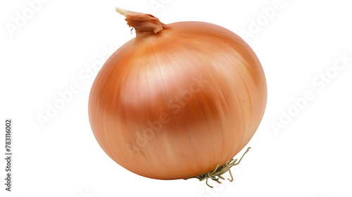 yellow onion isolated on transparent background