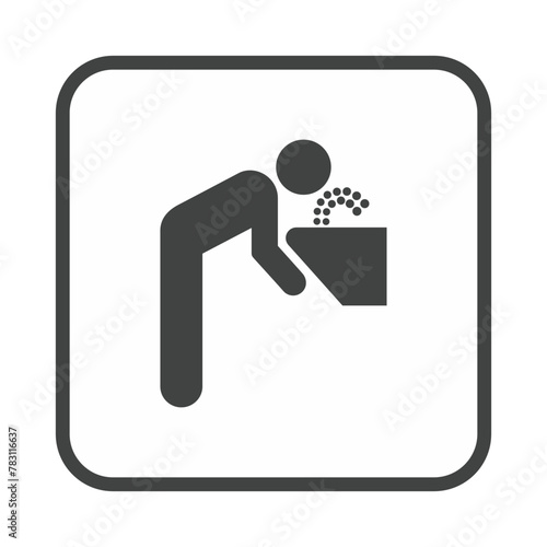 Restroom fountain - Boarder set